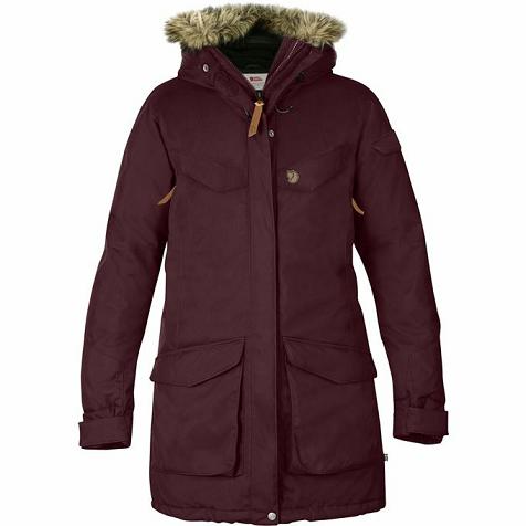 Fjallraven Nuuk Parka Red Singapore For Women (SG-467103)